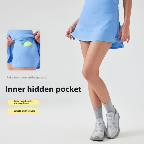 Women's Sports Short Skirt Anti-exposure Slimming Cover