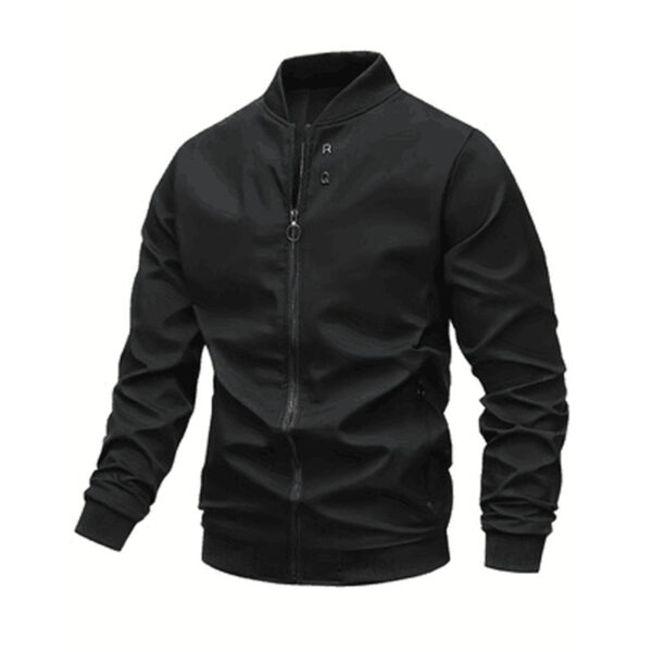 Men's Fashion Baseball Uniform Stand-up Collar Casual Jacket