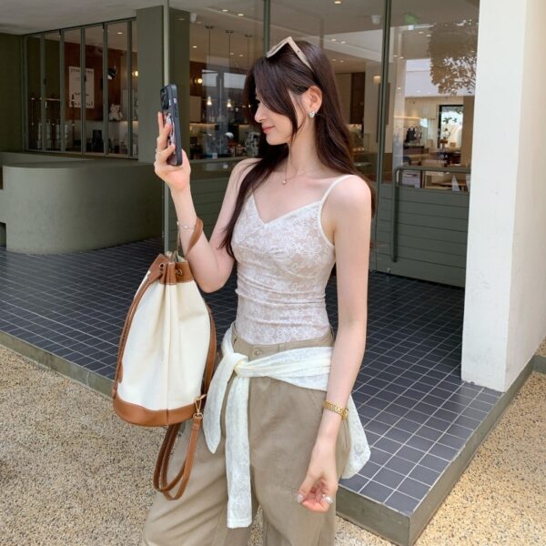 New Lace Women's High-grade Sleeveless Camisole Top