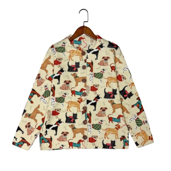 Color Printed Light And Transparent Sweater