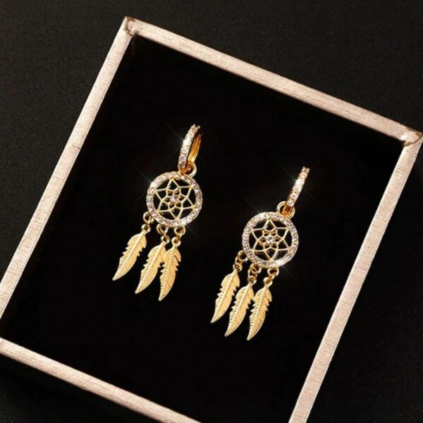 Tassel Earrings With Diamond Super Unique Design Earrings