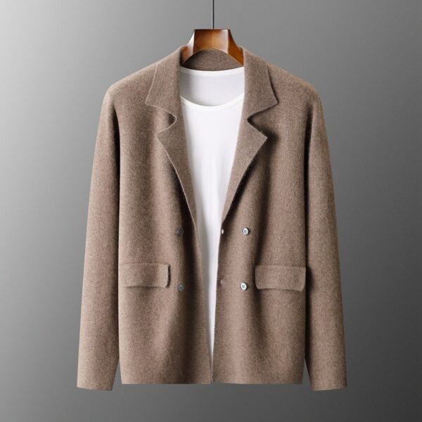Wool Cardigan Suit Lapel Loose Fashionable Jacket