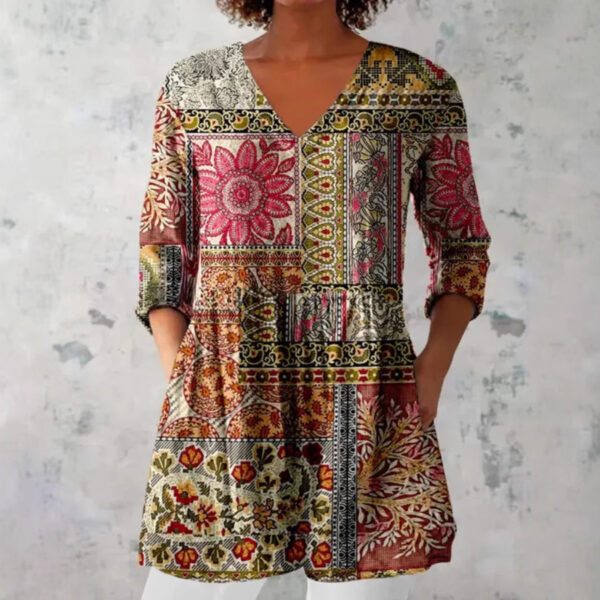 Summer Fashion Casual V-neck Women's Top