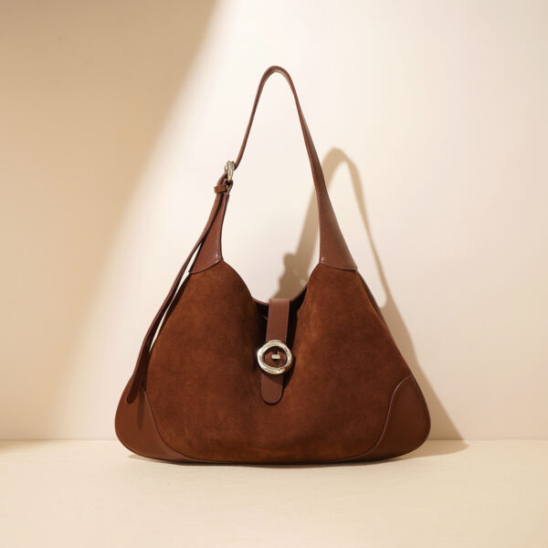 New Shoulder Bag Retro Commuter Cowhide Niche
