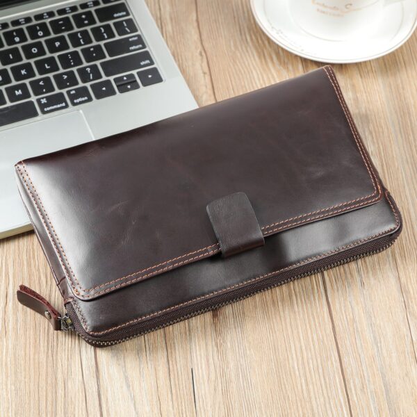 Top Layer Cattlehide Leather Fashion Personalized Business Men