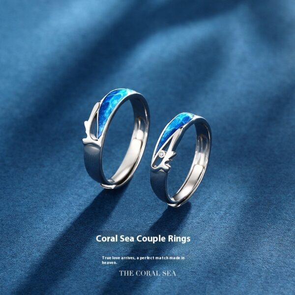 Ferris Wheel Coral Sea Ring S925 Silver