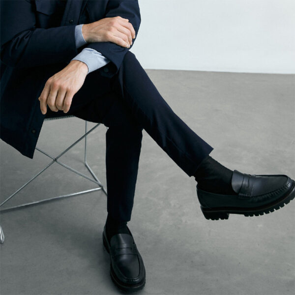 Men's Loafers Leather Shoes First Layer Cowhide Simple Casual Soft Sole Shoes