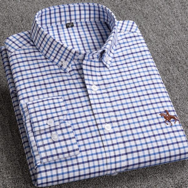 Men's Cotton Long-sleeved Casual Shirt